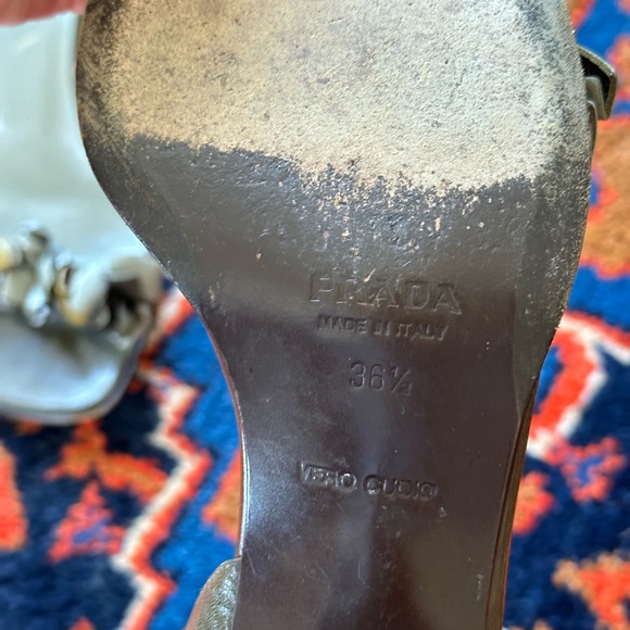 Authentic Prada Leather Slides - Picture 2 of 5